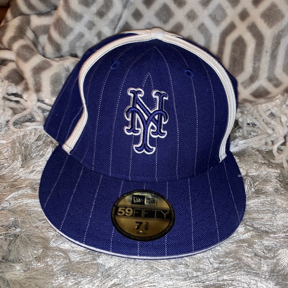 navy blue mets hat